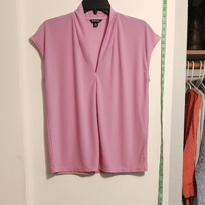 Brittany Black Soft Pink Blouse